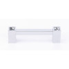 Alno Contemporary Crystal C718-35-PC Crystal Pull Modern in Polished Chrome