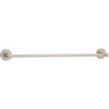 Alno Contemporary I Crystal C8320-18-SN Modern Towel Bar in Satin Nickel