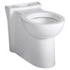 Right Height Round Front Toilet Bowl Only, in White