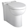 Right Height Round Front Toilet Bowl Only, in White