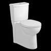 Dual Flush Right Height Elongated 1.1/1.6Gpf 2-Piece Toilet, in White