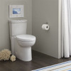 Dual Flush Right Height Elongated 1.1/1.6Gpf 2-Piece Toilet, in White