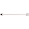 Alno Contemporary II Crystal C8420-24-SN Modern Towel Bar in Satin Nickel