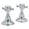 Pair of 1/2in Side valves in Polished Chrome