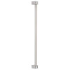 Alno Contemporary Crystal CD718-12-SN Appliance Pull Modern in Satin Nickel