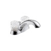 Two Handle Centerset Lavatory Faucet - Metal Pop-Up in Polished Chrome