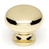 A1134-PB Knob Traditional 1-1/4-in in Polished Brass A1134-PB Knob Traditional 1-1/4-in in Polished Brass
