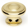 A1050-PB Knob Traditional 1-1/2-in in Polished Brass A1050-PB Knob Traditional 1-1/2-in in Polished Brass
