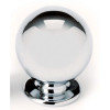 Knob Transitional 5/8-in in Polished Nickel