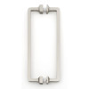 Back-to-Back Pull Modern in Satin Nickel