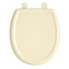 Slow Close Round Front Seat and Cover with Everclean Surface in Bone