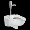 American Standard 2257.528.020 Commercial Toilet with Selectronic DC Flushing Valve Combo
