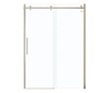 56.5 to 59in x 78.75in Frameless Slider Alcove Shower Door with Clear Glass, in Brushed Nickel 56.5 to 59in x 78.75in Frameless Slider Alcove Shower Door with Clear Glass, in Brushed Nickel