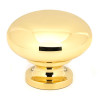A1135-PB Knob Traditional 1-1/2-in in Polished Brass A1135-PB Knob Traditional 1-1/2-in in Polished Brass