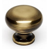 A1134-PA Knob Traditional 1-1/4-in in Polished Antique A1134-PA Knob Traditional 1-1/4-in in Polished Antique