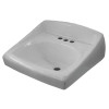 Lavatory Sink, Wall-Mount, 4-in Centerset Lavatory Sink, Wall-Mount, 4-in Centerset