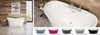 66in x 36in x 28in Oval Acrylic Freestanding Soaking Bathtub with Center Drain, in White 66in x 36in x 28in Oval Acrylic Freestanding Soaking Bathtub with Center Drain, in White