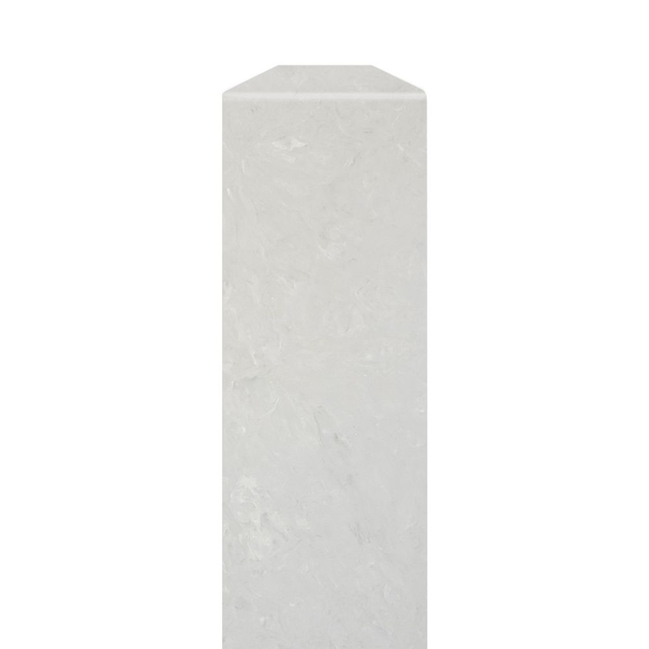 Transolid SFIM962-50 Saramar .25-in x 1-in x 96-in Flat Inside Corner Molding, Lunar