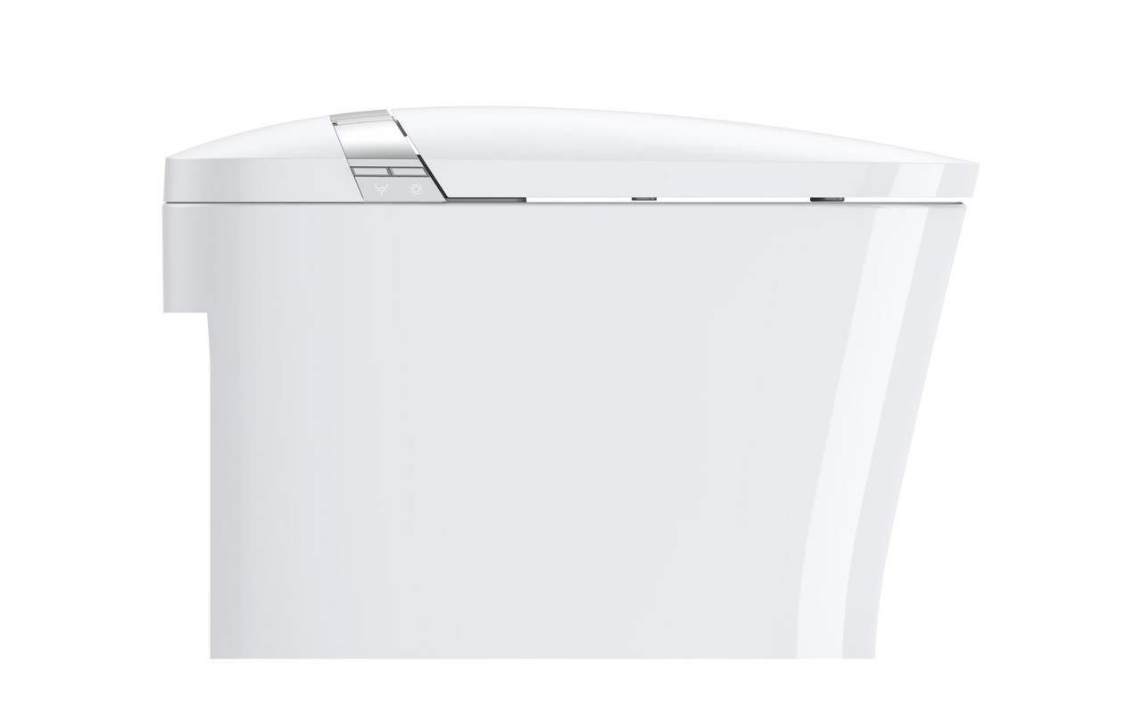 TASB-01 Azalea 1-Piece 1.45/1.08 GPF Dual Flush Elongated Smart Bidet Toilet With Sensor, White