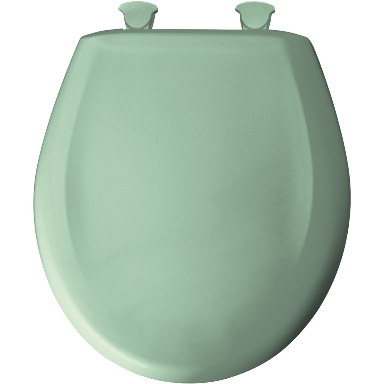 Plastic Round Slow-Close Toilet Seat in Sea Green Plastic Round Slow-Close Toilet Seat in Sea Green