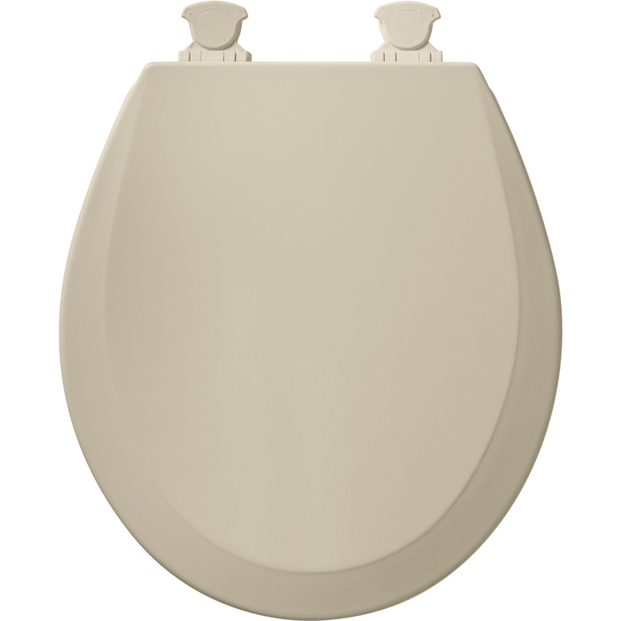 Wood Round Toilet Seat in Almond Wood Round Toilet Seat in Almond
