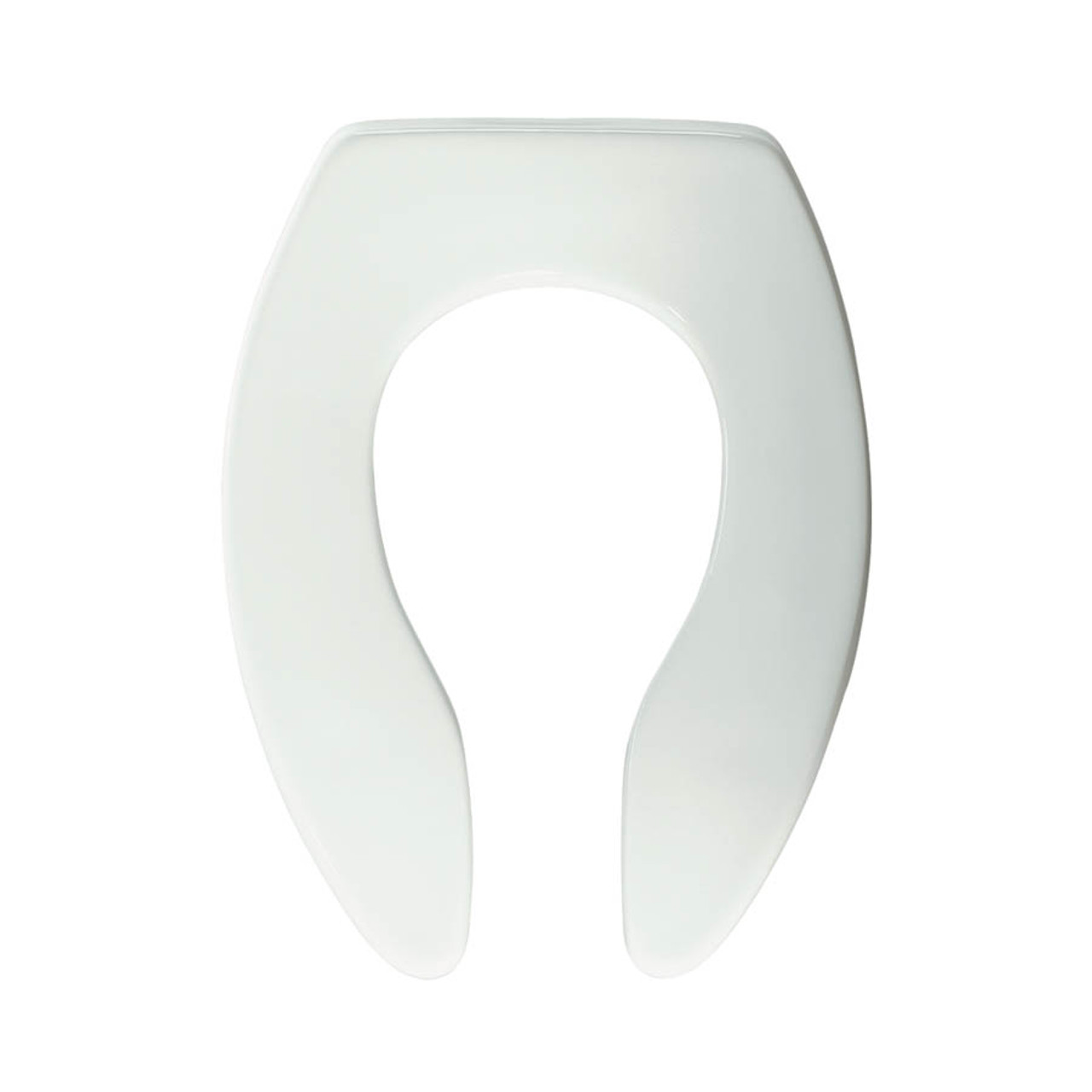 Church Commercial 9500SSCT 000 Plastic Elongated Toilet Seat in White Church Commercial 9500SSCT 000 Plastic Elongated Toilet Seat in White