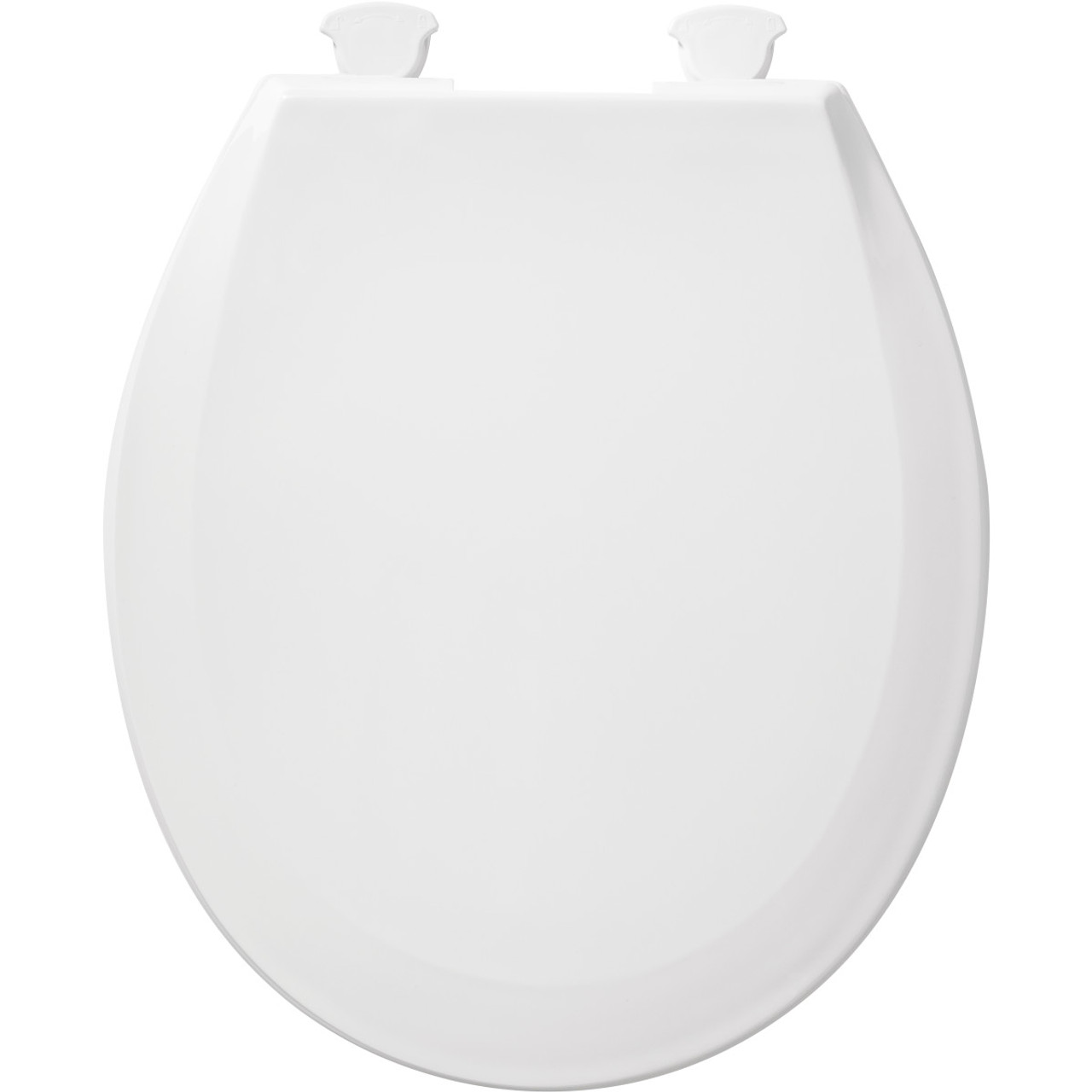 Bemis 100EC 000 Plastic Round Toilet Seat in White Bemis 100EC 000 Plastic Round Toilet Seat in White