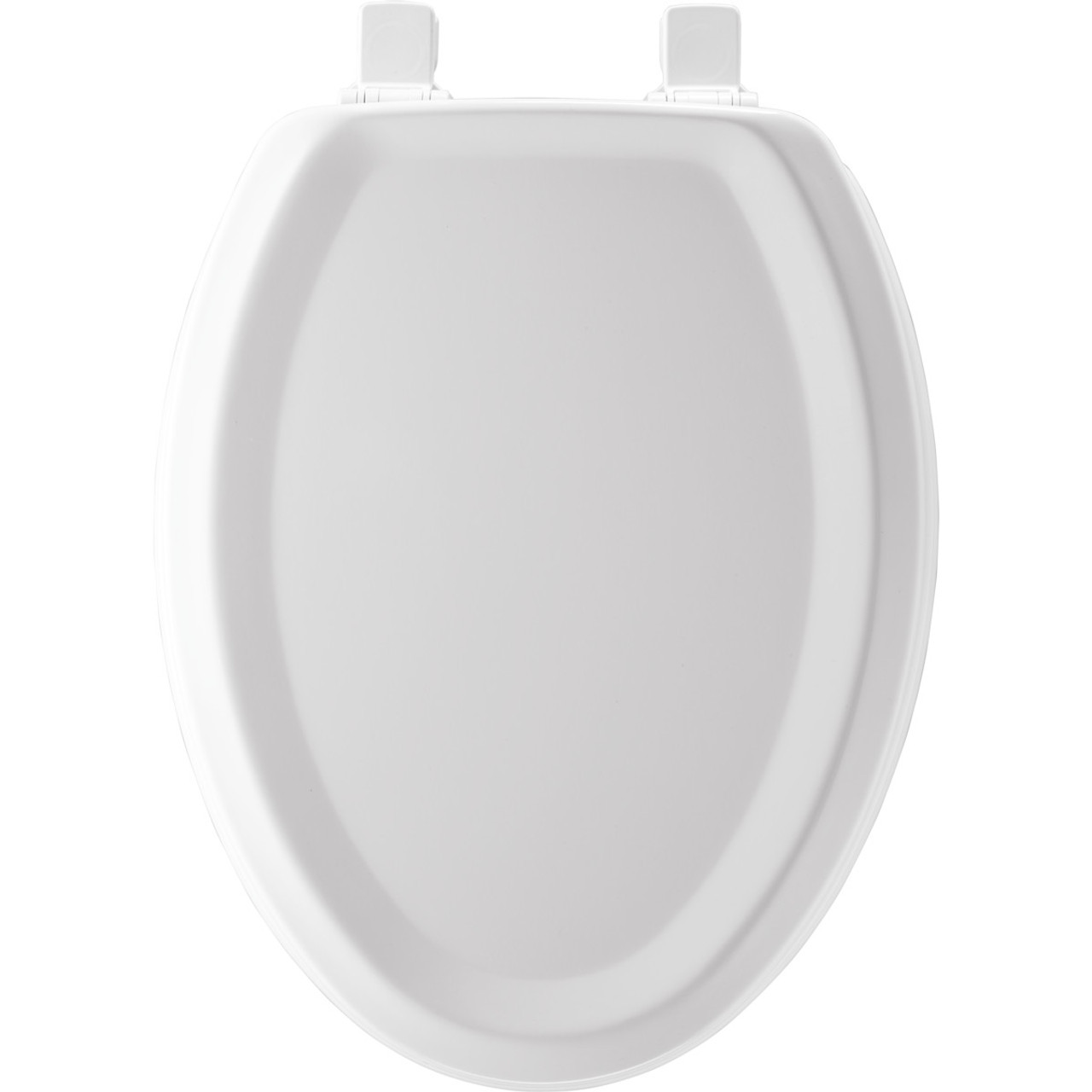 Bemis 125EC 000 Wood Elongated Toilet Seat in White Bemis 125EC 000 Wood Elongated Toilet Seat in White