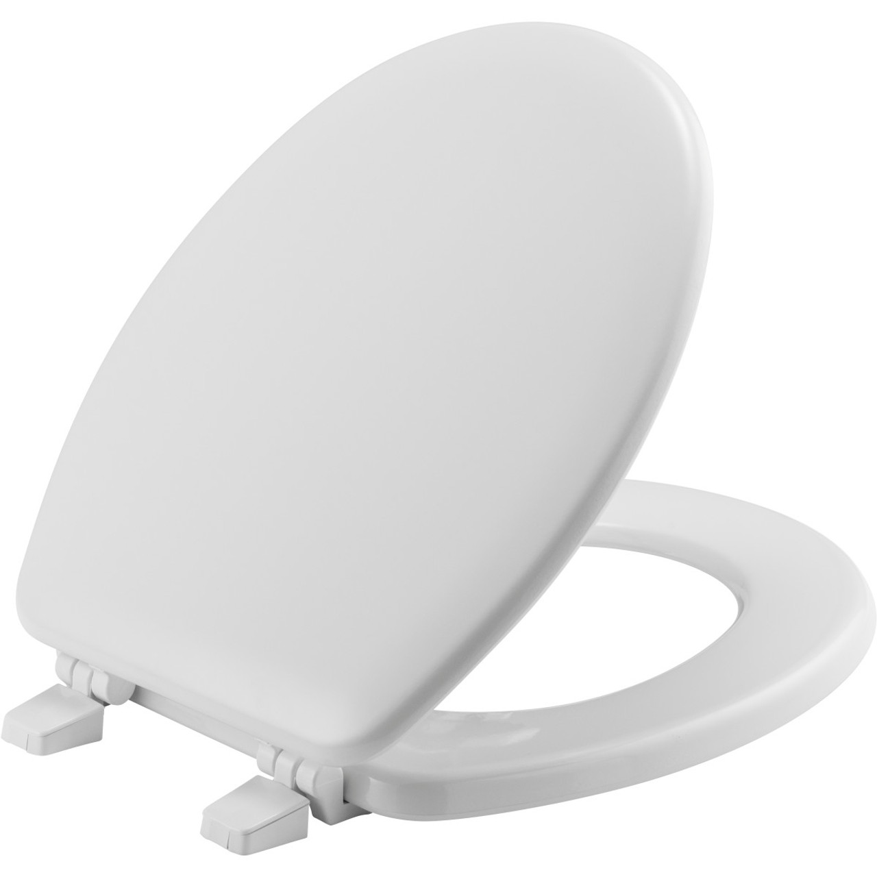 Church BB540 000 Wood Round Toilet Seat in White Church BB540 000 Wood Round Toilet Seat in White