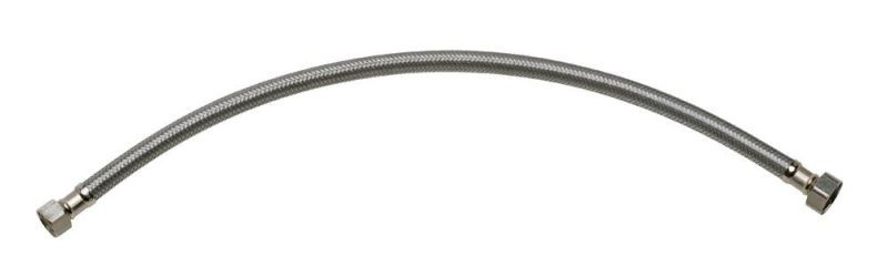 Braided Stainless Steel 30 -in Faucet Connector with 1/2-in Female Compression Thread x 1/2-in I.P. Female Straight Thread