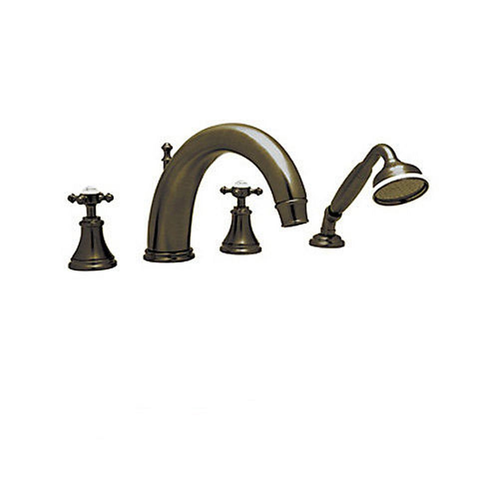 Rohl U.3649X-EB Deck Mount Tub Filler Faucet in English Bronze