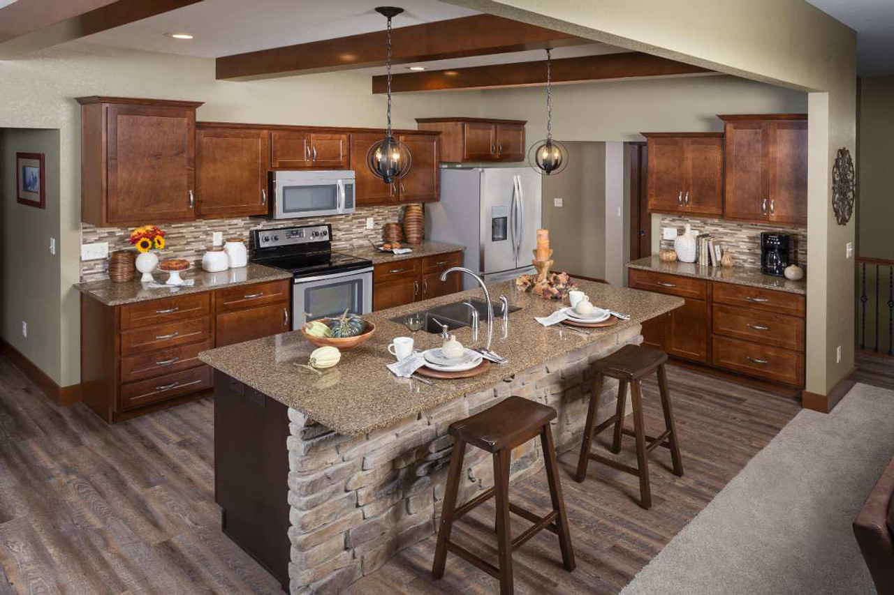 WEP30 Wall End Panel 11.25 in w. x 30 in h. x 0.25 in d. Georgetown Door Maple Wood Autumn Finish