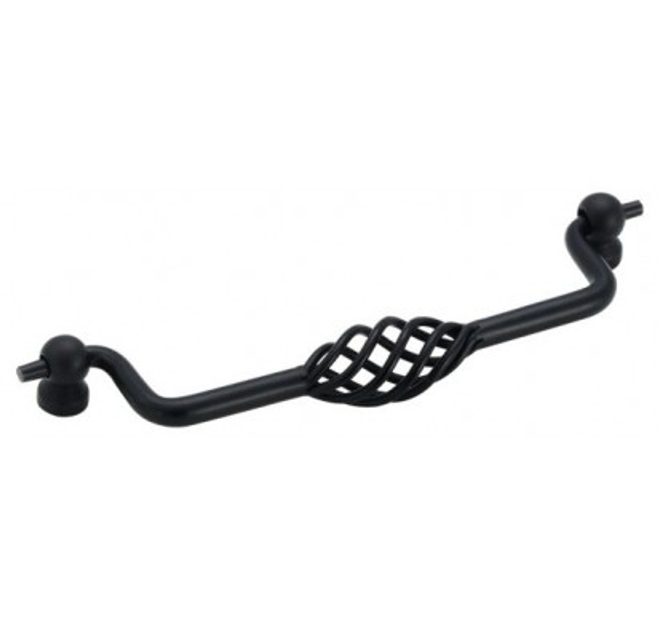 19324-FB Cabinet Hardware 7.25 in w. x 3.8 in h. x 2 in d. Flat Black 19324-FB Cabinet Hardware 7.25 in w. x 3.8 in h. x 2 in d. Flat Black