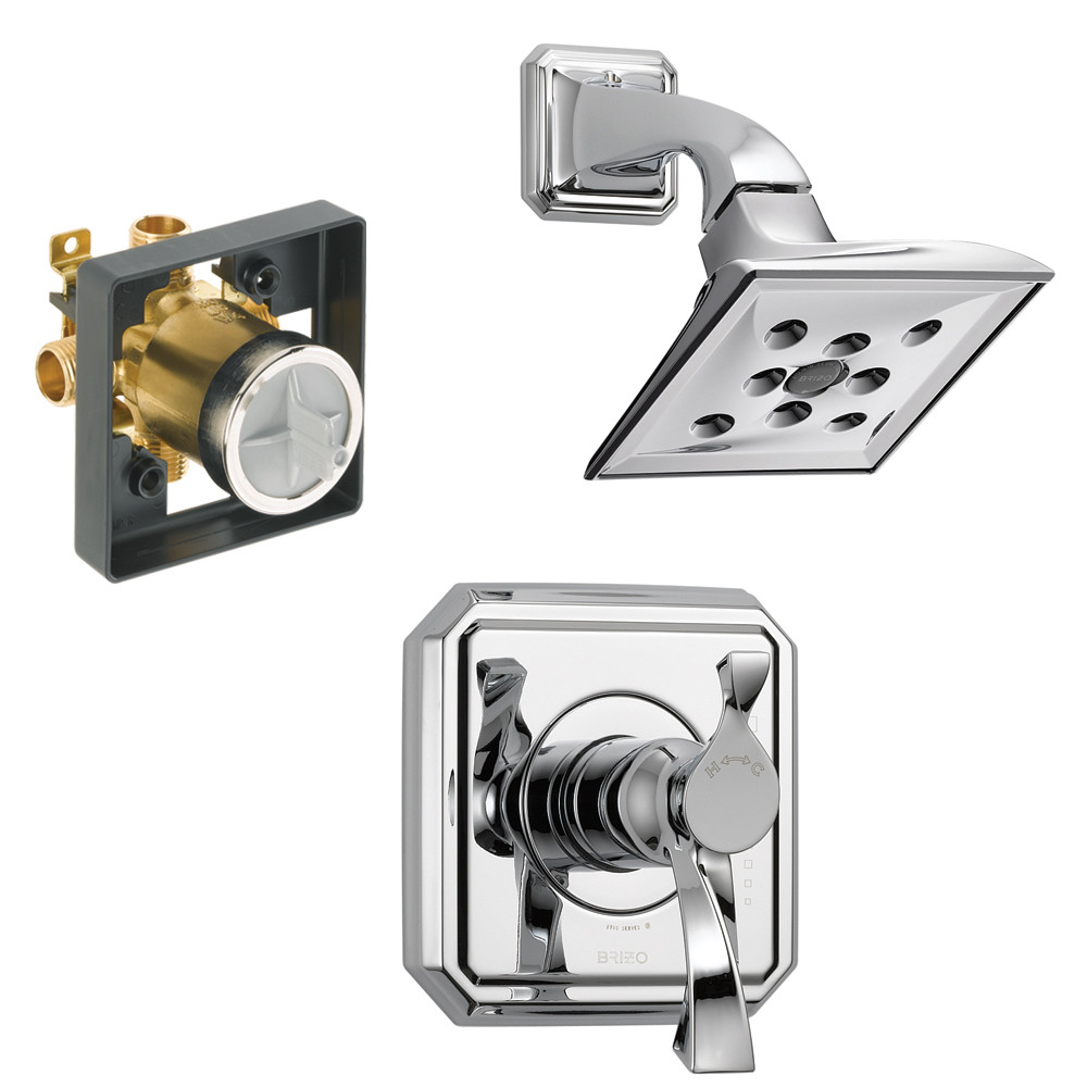 Brizo KS60230-R-PC Shower Trim Kit in Polished Chrome