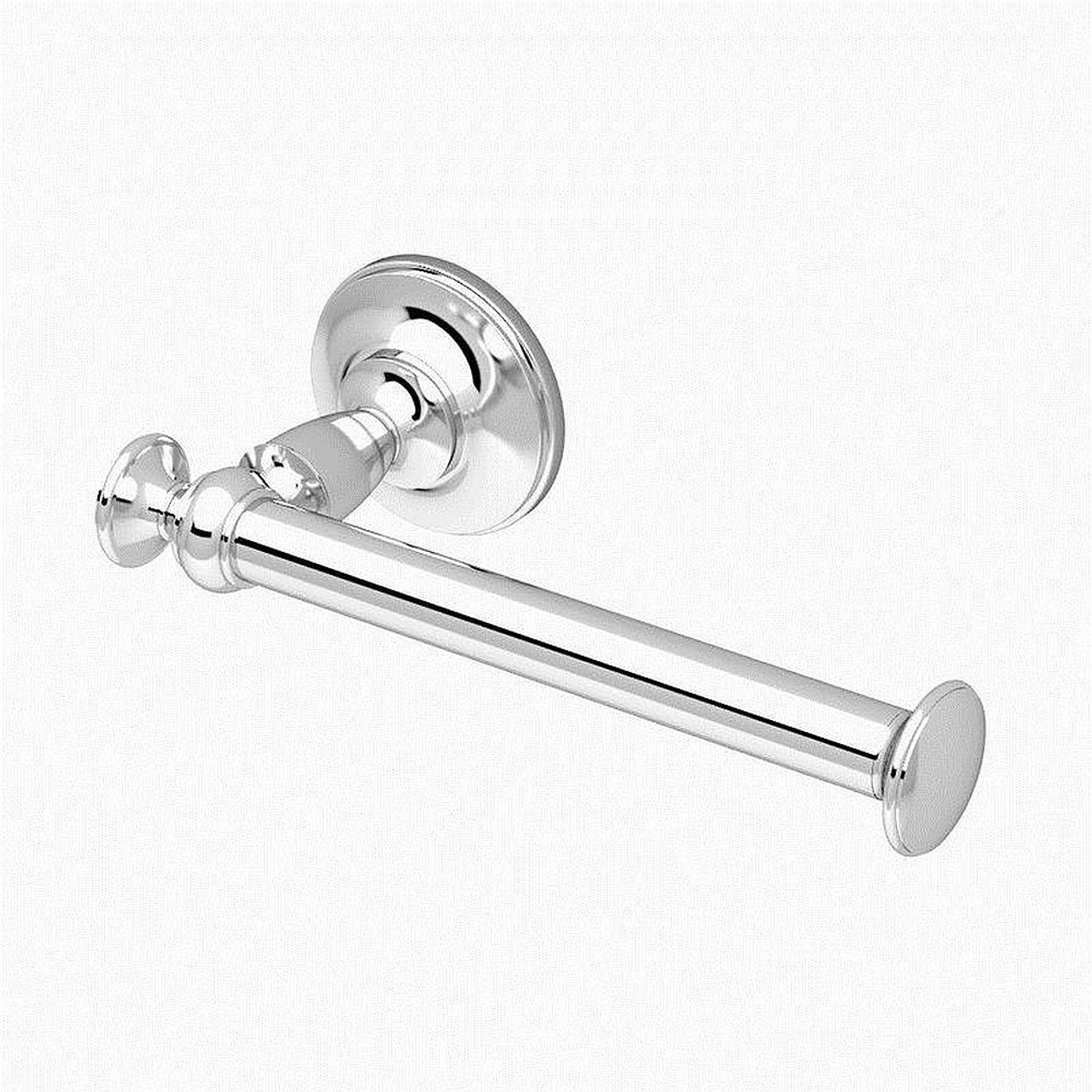 Single Bar Tissue Holder in Polished Nickel Single Bar Tissue Holder in Polished Nickel