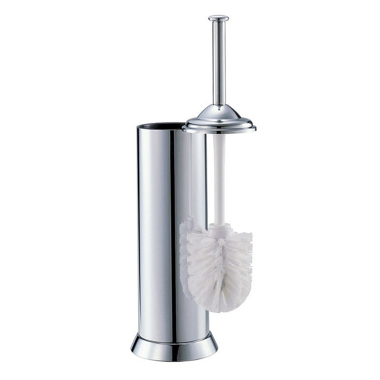 Toilet Brush Holders with Brush in Chrome Toilet Brush Holders with Brush in Chrome