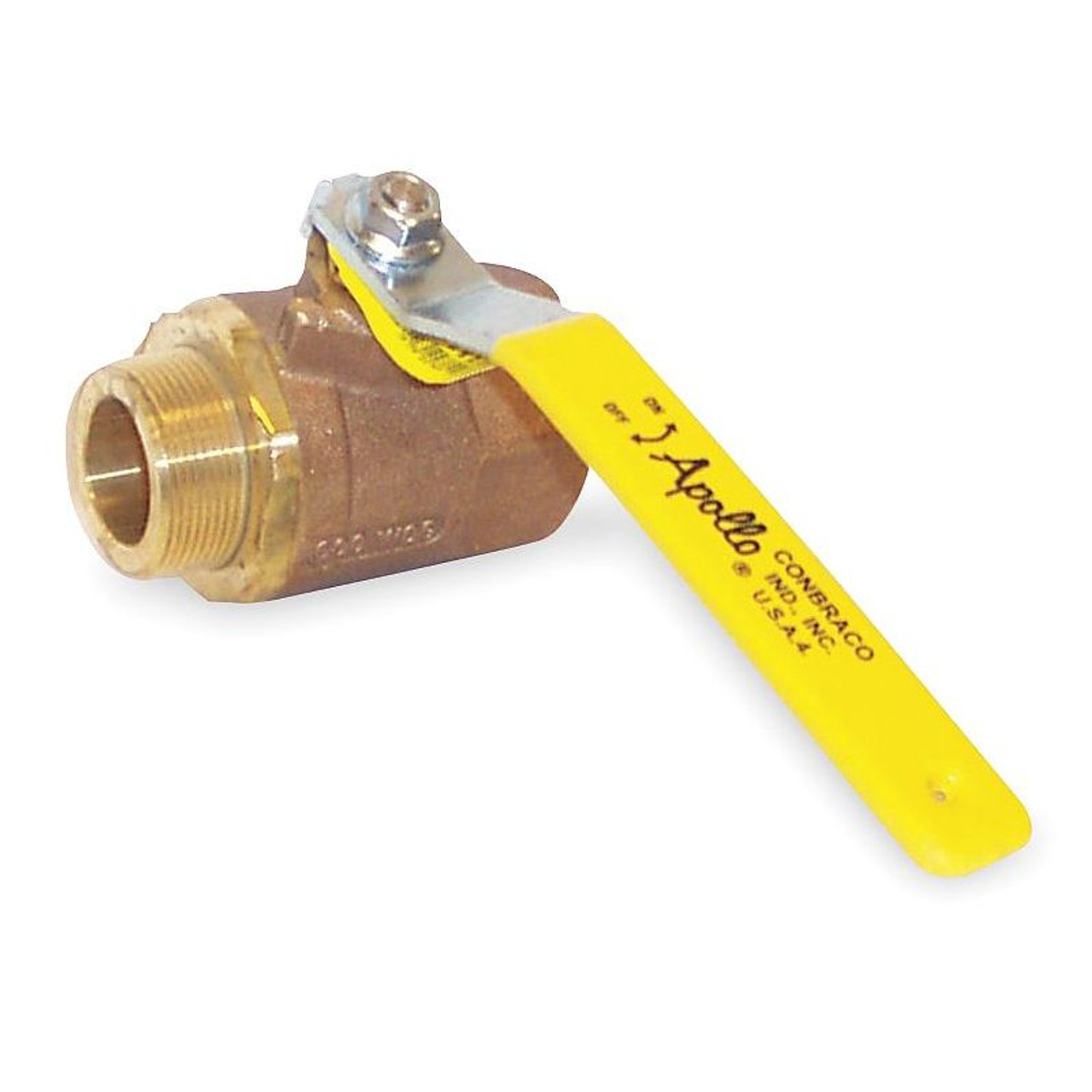 Bronze Ball Valve, FNPT x MNPT, 3/8-in