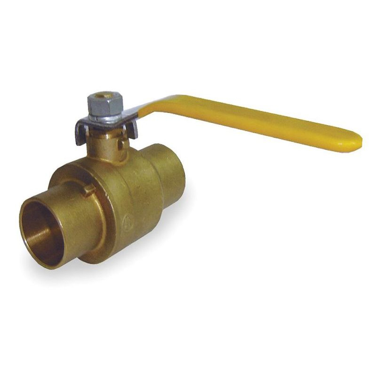 Brass Ball Valve, Inline, Solder, 3-in