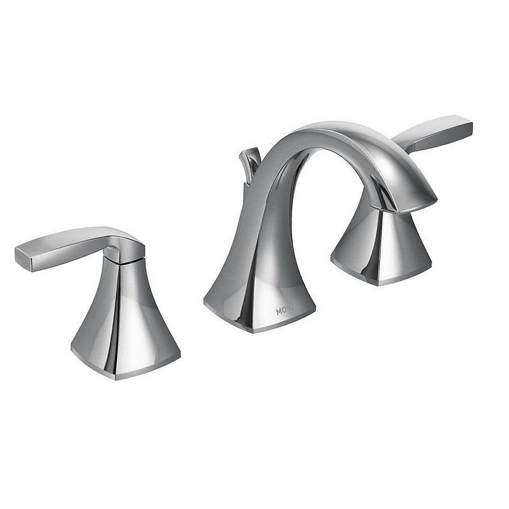 Moen T6905 Double Handle Widespread Bathroom Faucet in Chrome