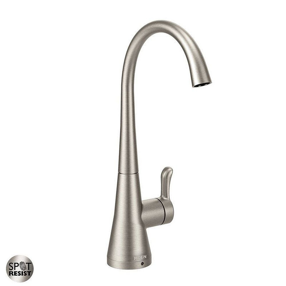 Moen S5520SRS One-Handle Cold Water Only Beverage Faucet in Spot Resist Stainless