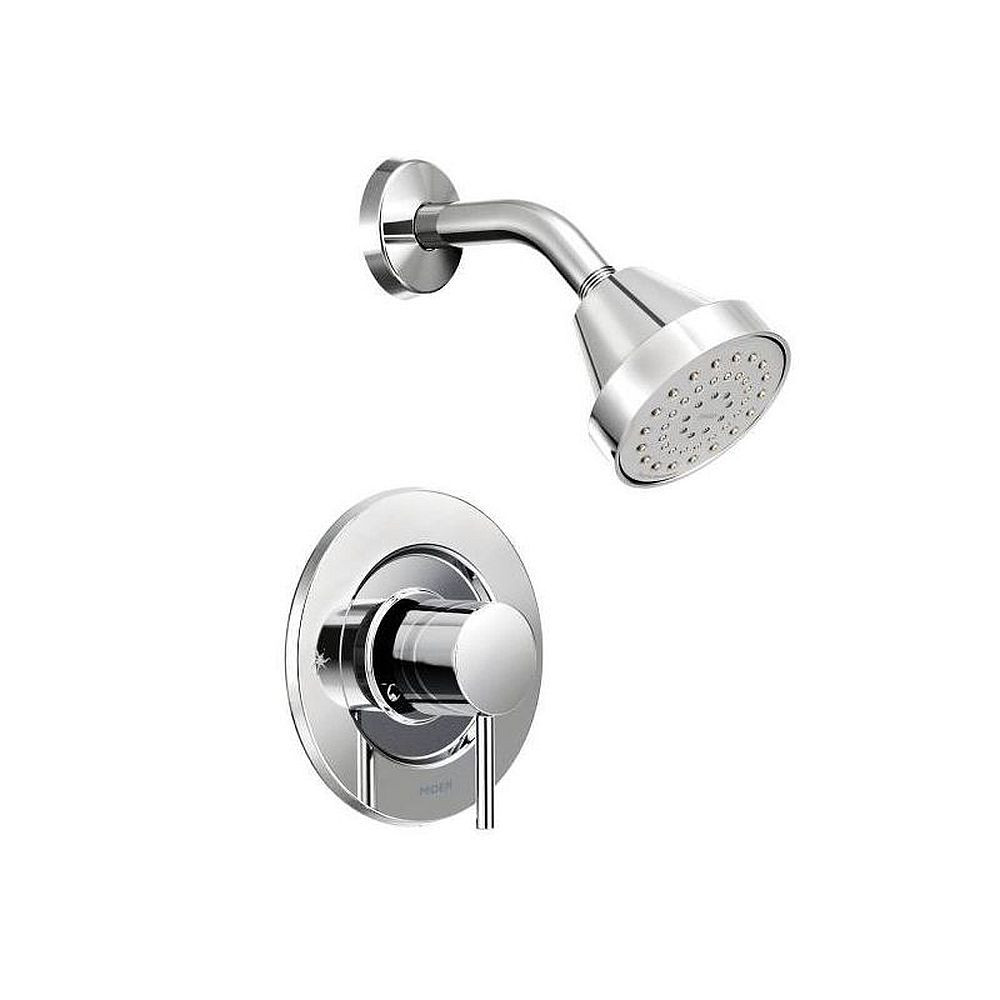 Moen T2192EP Posi-Temp Pressure Balanced Shower Trim with Shower Head in Chrome