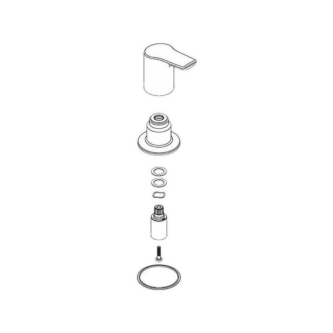 Moen 149113BN Handle Kit in Brushed Nickel