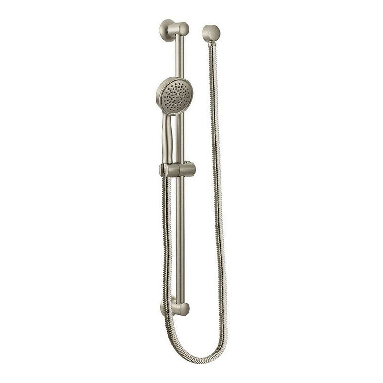 Moen 3668EPBN Single Function Hand Shower Package with Hose and Slide Bar in Brushed Nickel