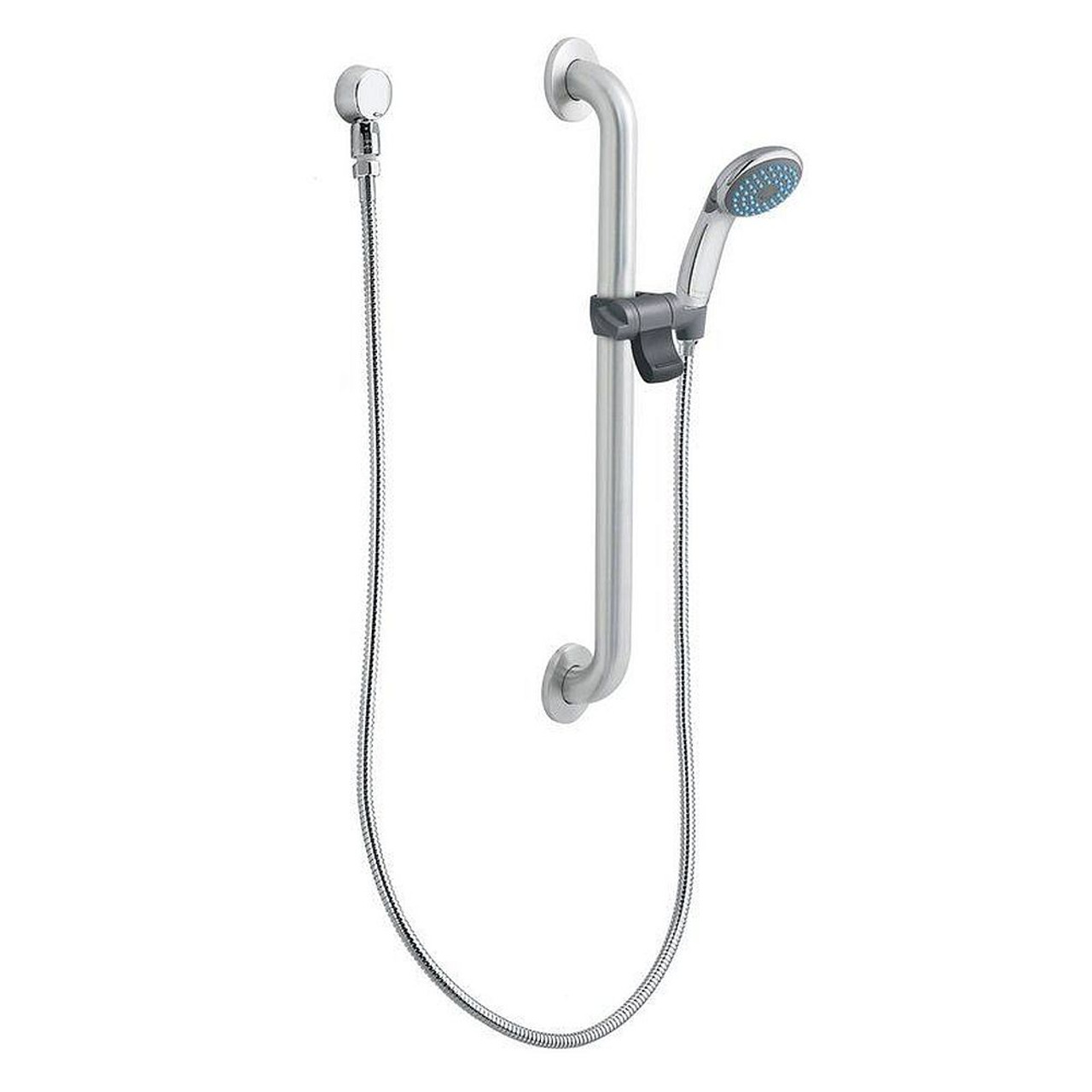 Moen 52224GBM17 Single Function Hand Shower Package with Hose and Slide Bar Included in Chrome/Stainless