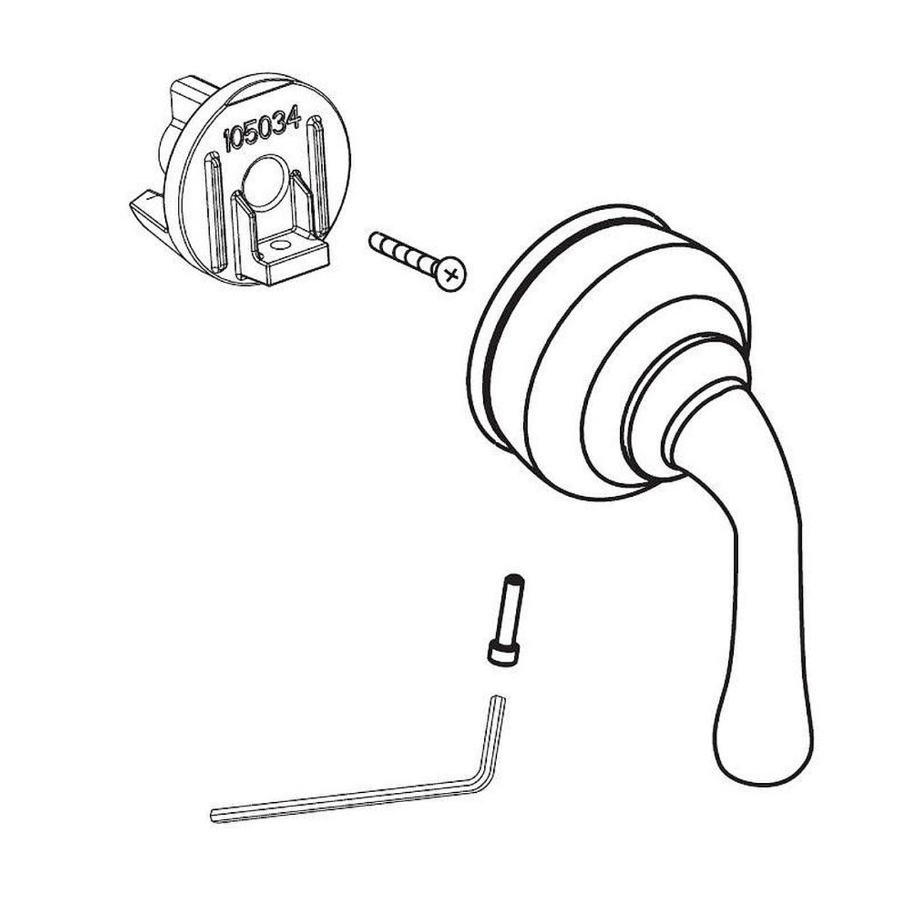 Moen 95626 Handle Kit in Chrome