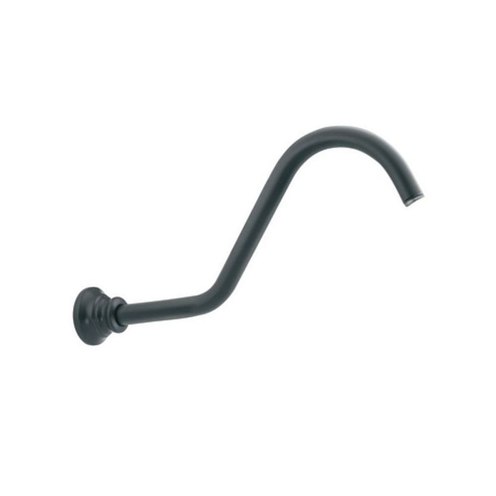 14in Shower Arm with 1/2in Connection in Wrought Iron