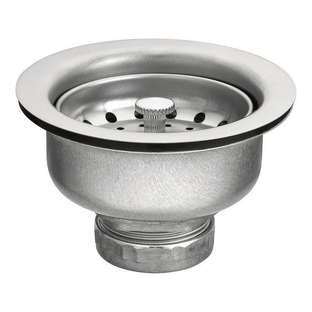 3-1/2in Basket Strainer with Drain Assembly in Satine