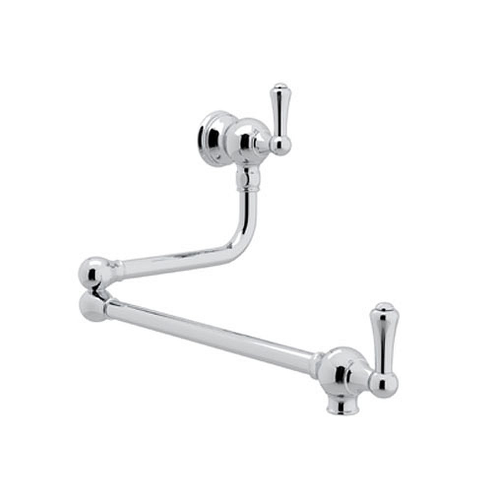 Wall Mounted Pot Filler in Polished Chrome