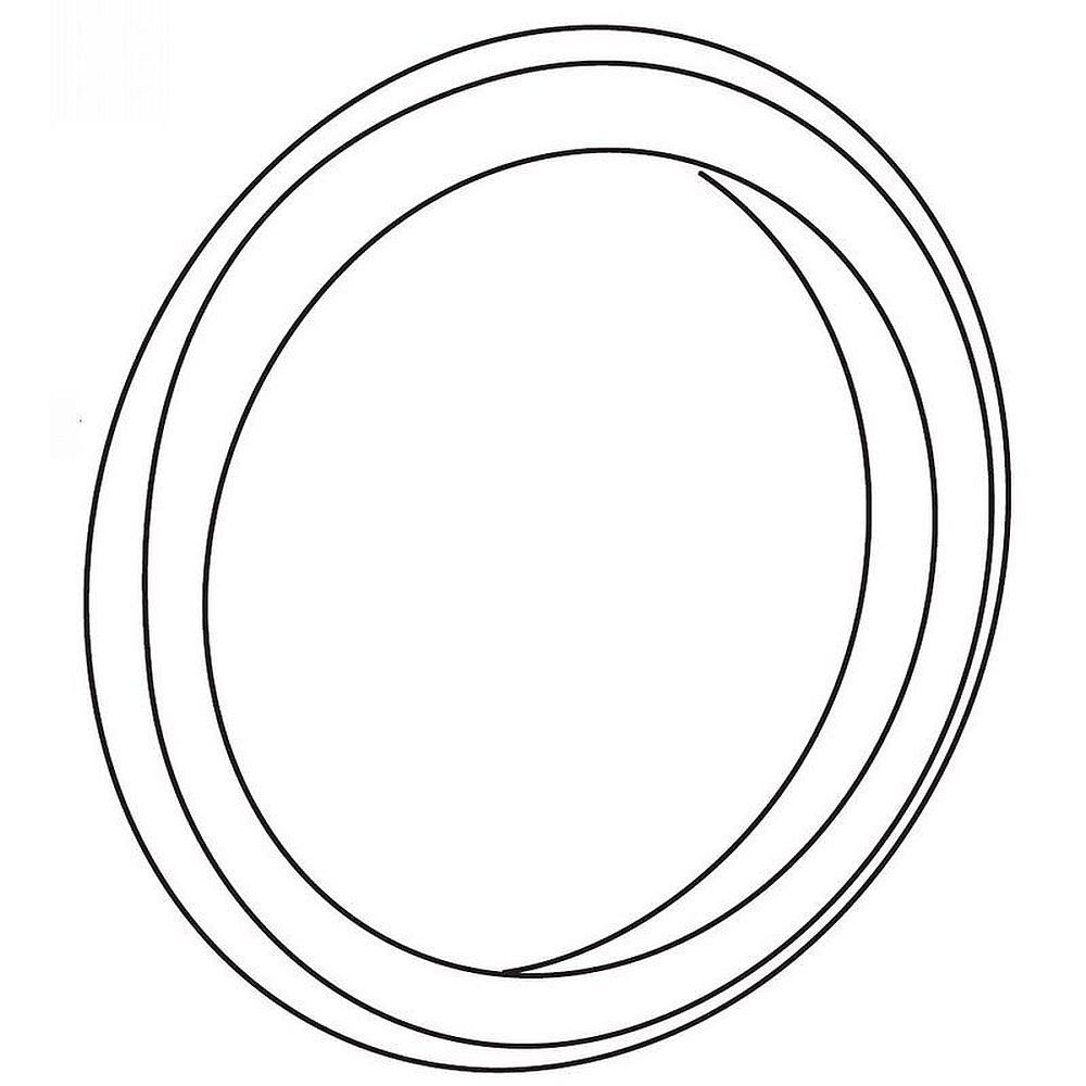 1/2in Single Handle Shower Escutcheon Extension in Oil Rubbed Bronze