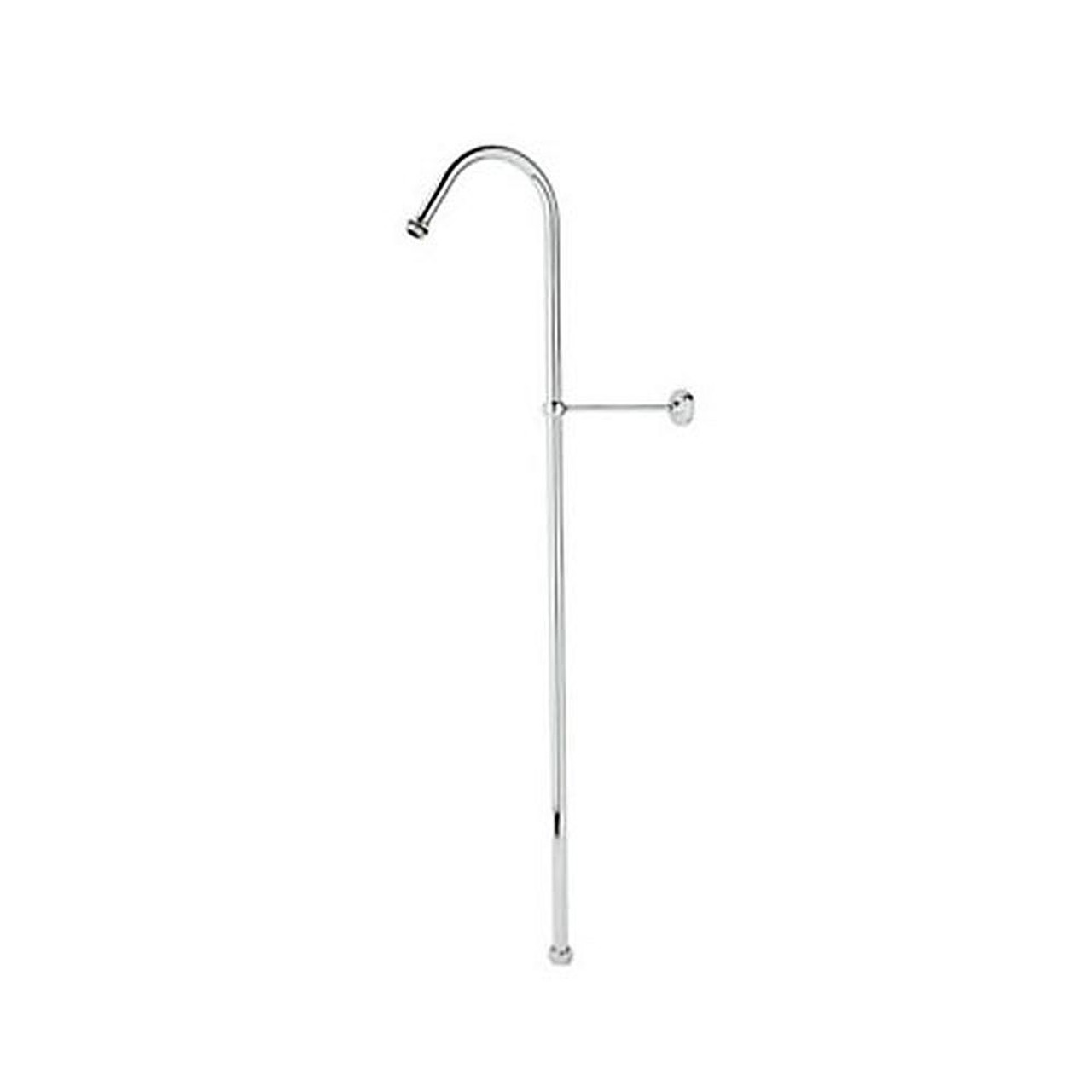 40in Rigid Hook Shower Riser in Polished Chrome 40in Rigid Hook Shower Riser in Polished Chrome